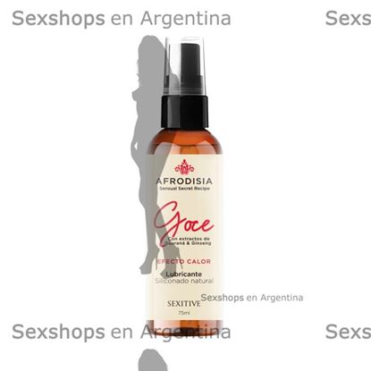 Aceite siliconado Goce efecto calor 75ml